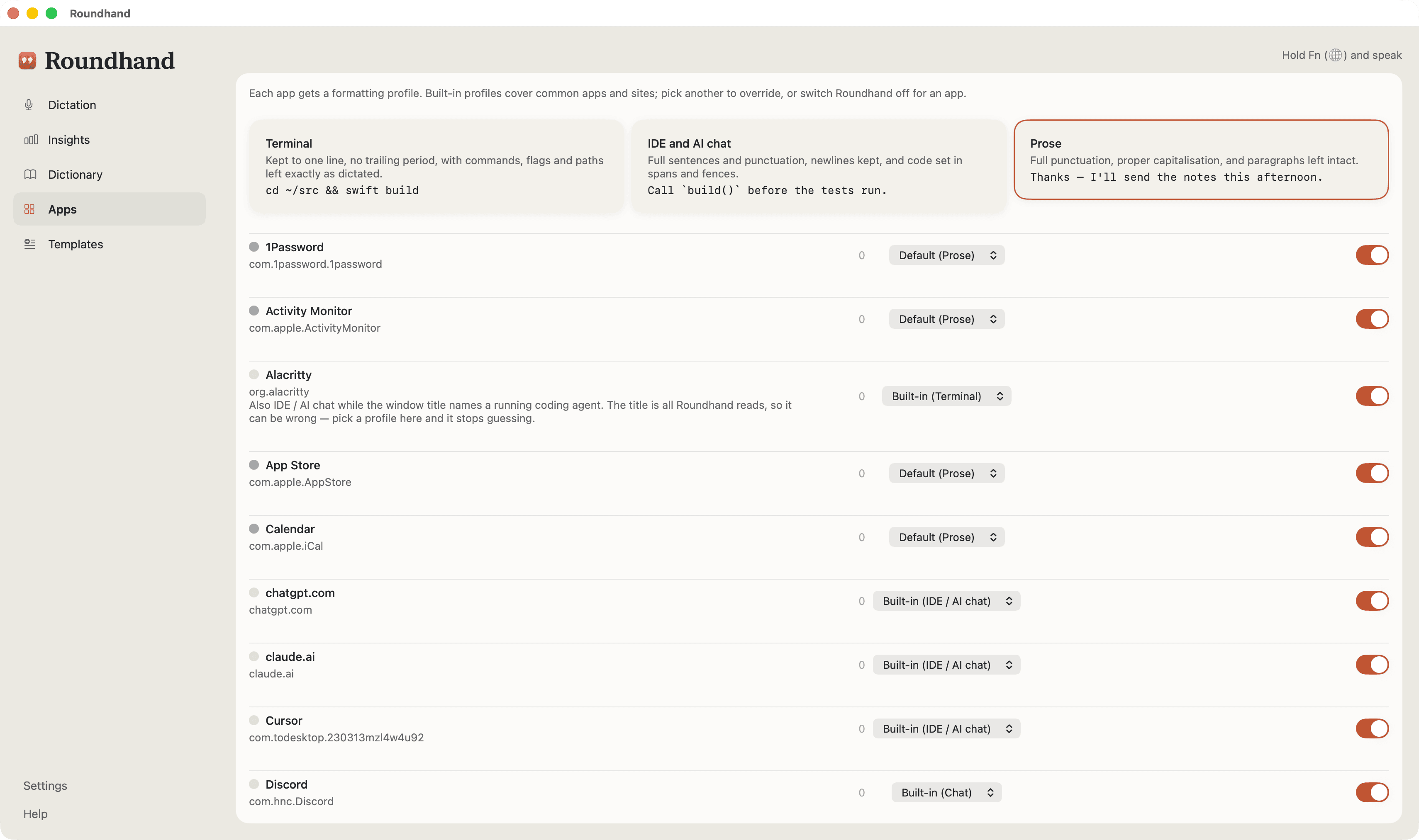 Roundhand screenshot 3